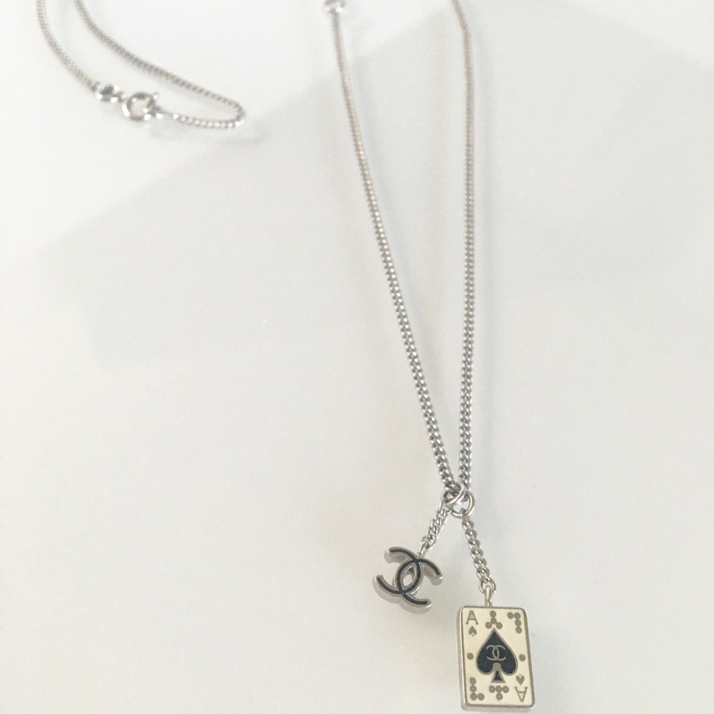 Chanel Ace of Spades necklace